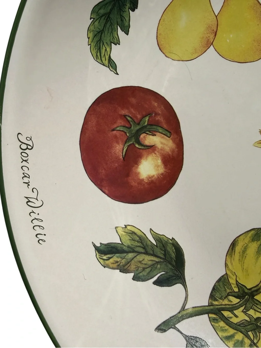 Vintage Williams Sonoma Vegetable Garden Serving Bowl Large Italy Farmhouse 13”